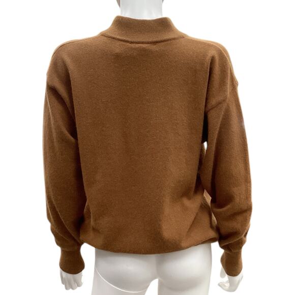 Laurel VTG Sweater Women’s Size Small Wool Blend with Front Pocket in Mustard - Picture 3 of 5